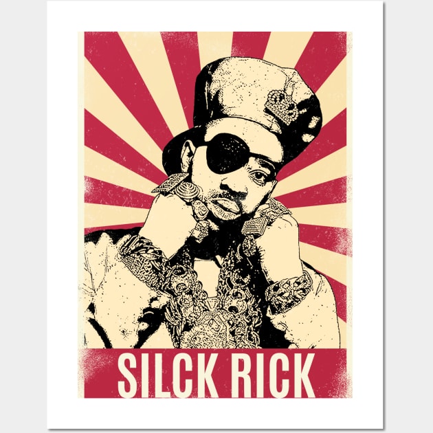 Retro Vintage Slick Rick Wall Art by Play And Create